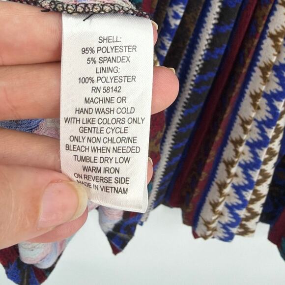 London TImes Drop Waist Dress 14 Indie Folk Dark Academia 90s Pleated Heritage - Picture 9 of 9